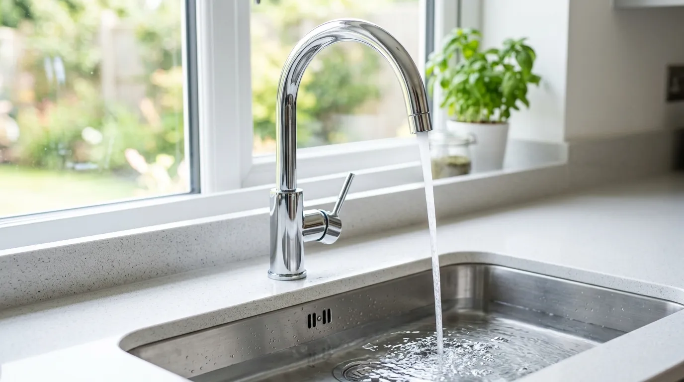 Local Plumbing Master Pros same day plumber fixing a faucet in Waterloo, CA